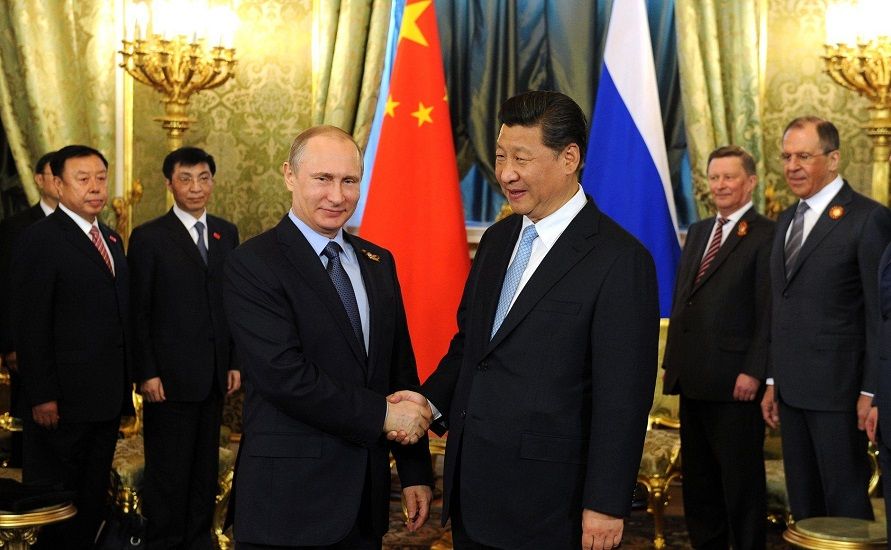  Xi Jinping dan Vladimir Putin