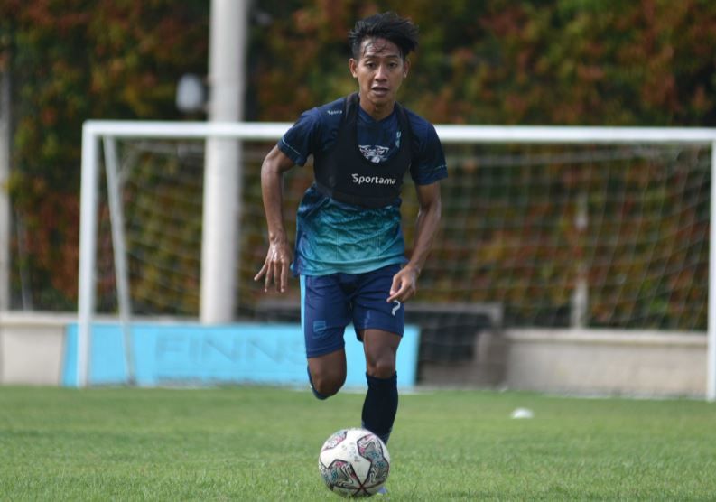 Gelandang Persib Badnung, Beckham Putra Nugraha menyatakan timnya siap mengahdapi Bhayangkara FC. / foto: persib.co.id.