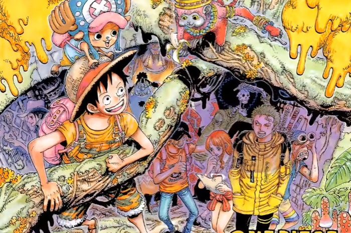 Color spread One Piece.