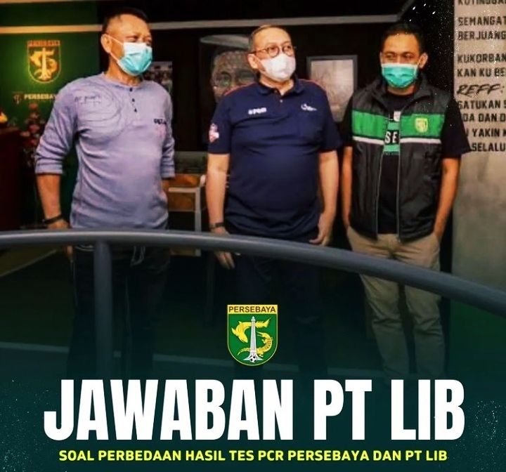 Jawaban PT LIB Soal Kisruh Tes PCR Persebaya Surabaya, Kuncinya Hanya Satu: KOMUNIKASI! 
