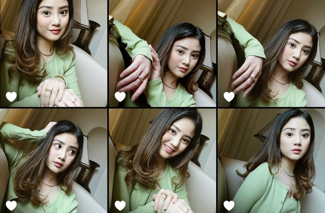 Gaya Valencia Tanoesoedibjo Selfie Cantik dengan Berbagai Ekspresi