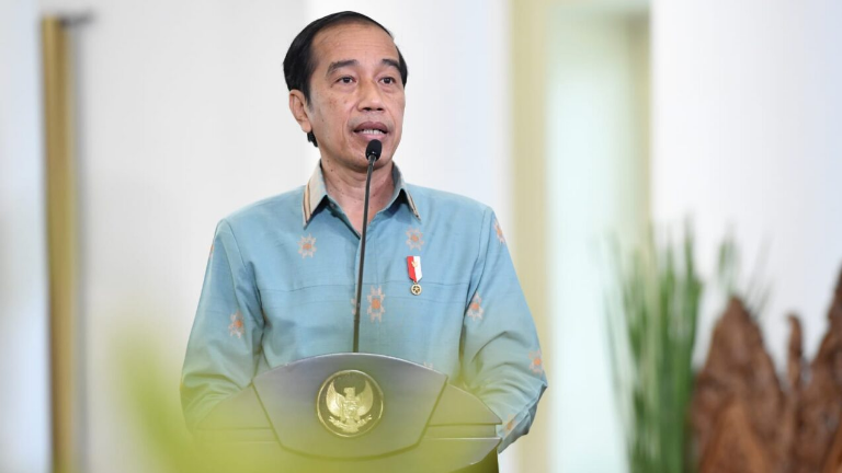 Presiden dalam sambutannya secara virtual pada acara puncak peringatan Hari Pers Nasional, dari Istana Kepresidenan Bogor, Rabu, 9 Februari 2022.