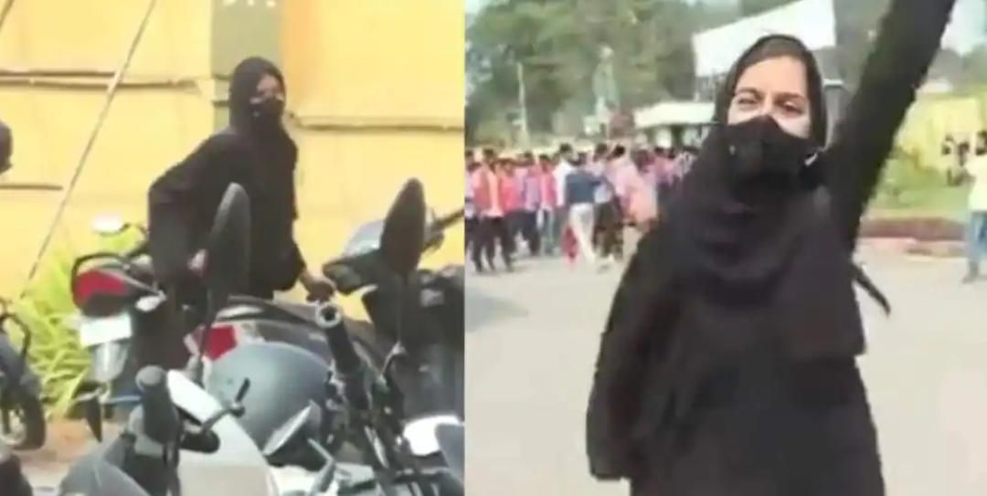 Siapa Gadis Muslimah India yang Berani Teriakkan Allahu Akbar Saat Diserang Mahasiswa Anti Hijab? Ini Sosoknya