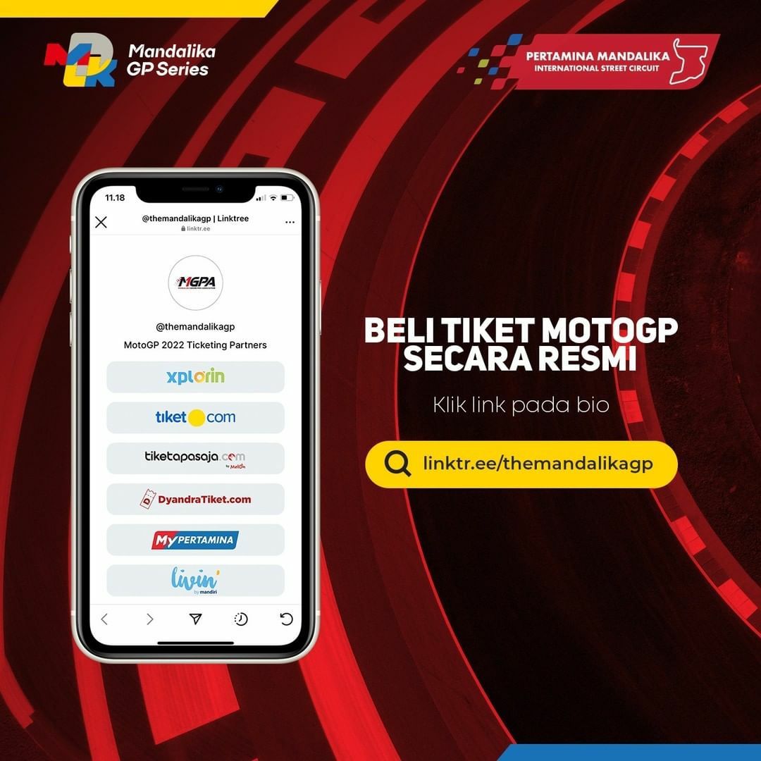 Harga Tiket MotoGP Mandalika VIP, Bisa Nonton Sesi Latihan Hingga Live ...