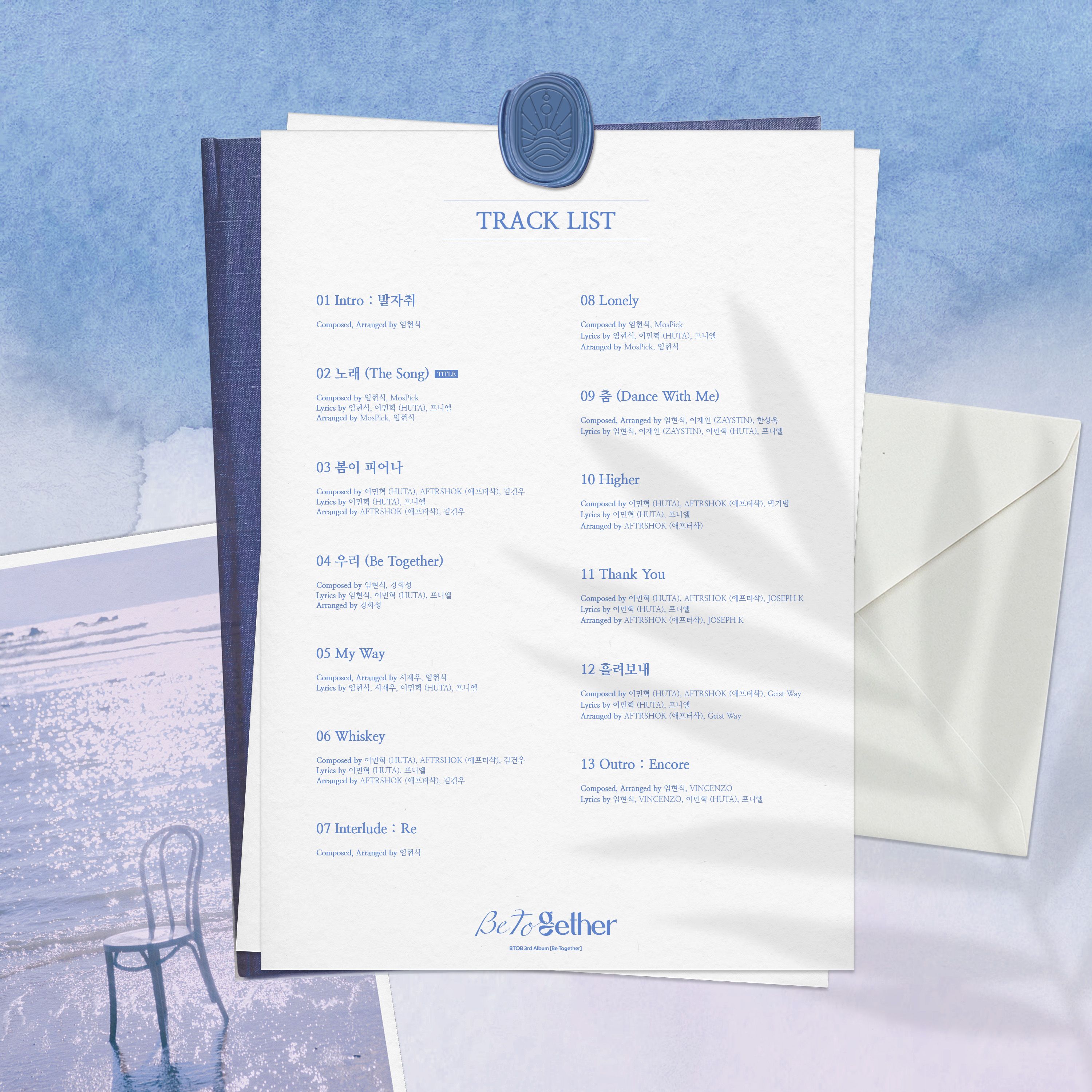 tracklist Be Together comeback full album BTOB