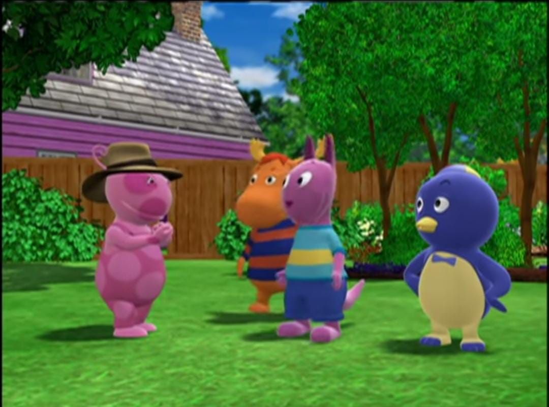 Lirik lagu "Into The Thick Of It" soundtrack kartun The Backyardi...