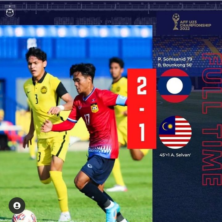 Malaysia u23 vs laos u23