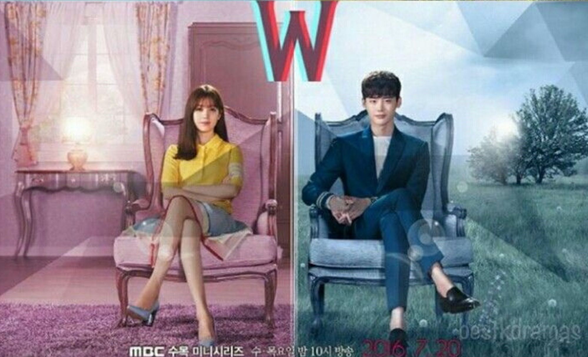 Poster drama W Two Worlds 