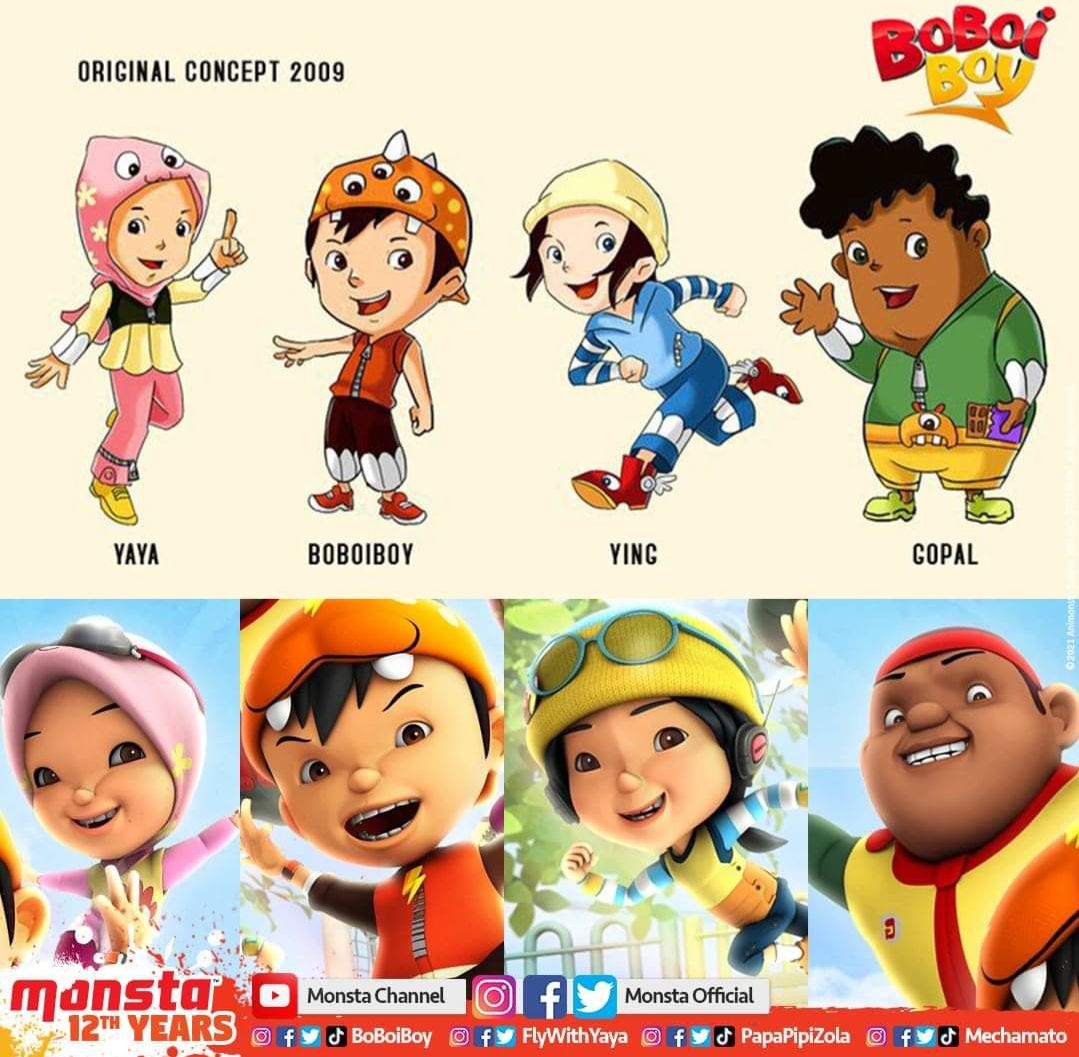 Koleksi gambar BoBoiBoy, BoBoiBoy kecil, BoBoiBoy Galaxy, hingga BoBoiBoy The Movie