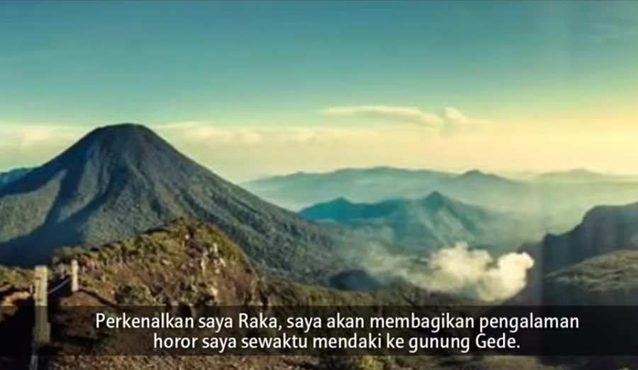 cerita di YouTube Ada Apa Gerangan menceritakan kisah horror di Gunung Gede, Cianjur