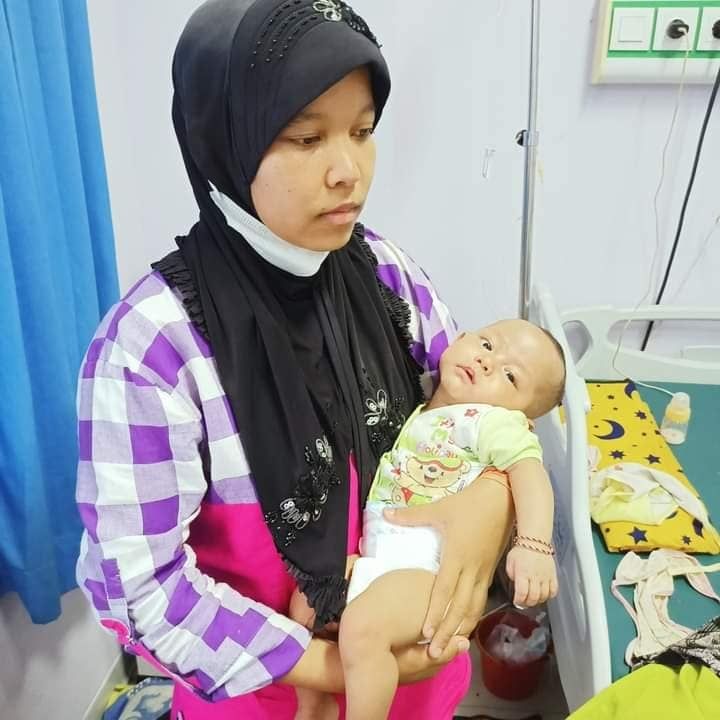 Bayi Berumur 7 Bulan Asal Nganjuk Alami Jantung Bocor, Sedang Butuh Bantuan Pengobatan.