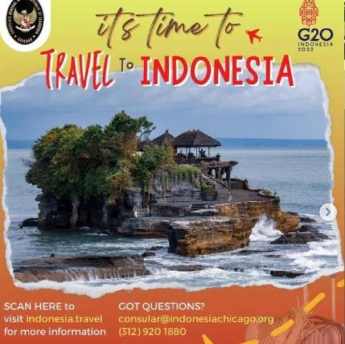 Promosikan pariwisata Indonesia, KJRI Chicago  gelar pameran perjalanan. / indonesiainchicago