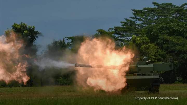 Potret Uji Tembak Tank Harimau Pindad yang di Klaim Memiliki Daya Gempur Maksimal di Hutan Tropis