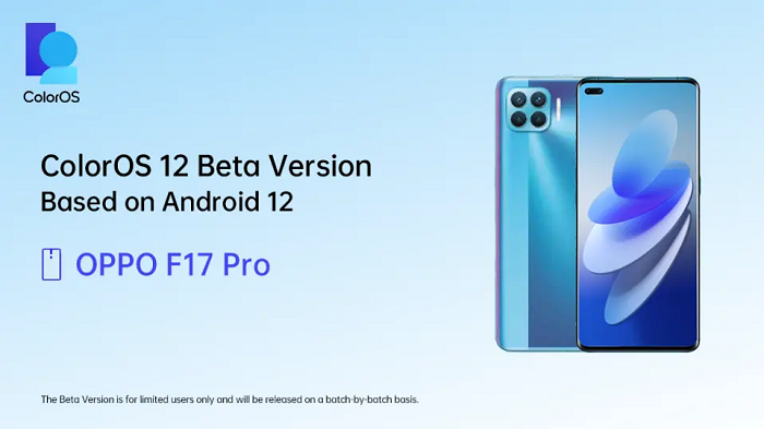 Versi beta ColorOS 12 berbasis Android 12 kini dirilis untuk smartphone Oppo F17 Pro di India, namun akan tersedia secara bertahap lebih luas lagi untuk ke depannya.