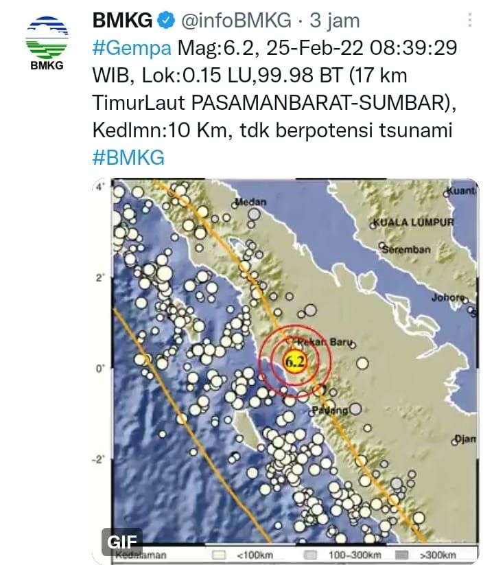 Figo! 13+  Elenchi di Gempa Pasaman Barat! Daerah yang rasakan gempa pasaman barat · agam, bukittinggi dan padang panjang: