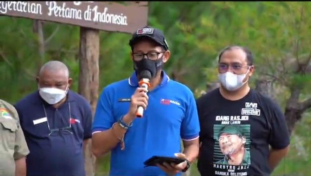 Menteri Parekraf RI, Sandiaga Salahuddin Uno resmikan destinasi wisata kuliner vegetarian pertama di Indonesia. 