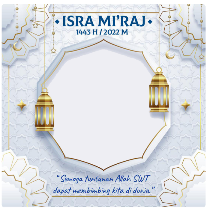 Cara Dapatkan Dan Buat Twibbon Isra Miraj Lengkap Cara Pasang Dan