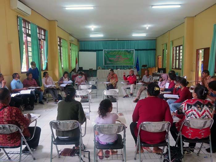 Suasana RAT Koperasi Pegawai Republik Indonesia (KPRI) Usaha Jaya - Larantuka