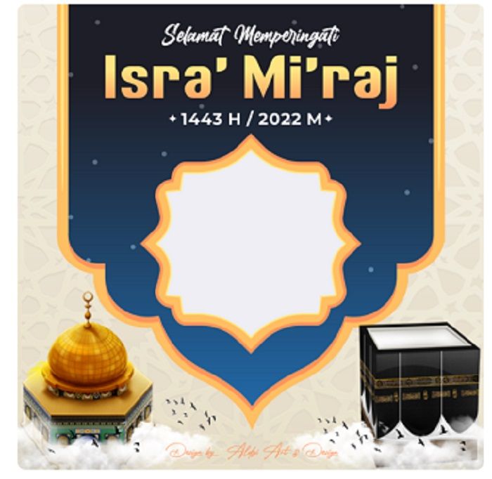 17 Download Link Twibbon Rayakan Isra Miraj yang Jatuh pada 27 Rajab