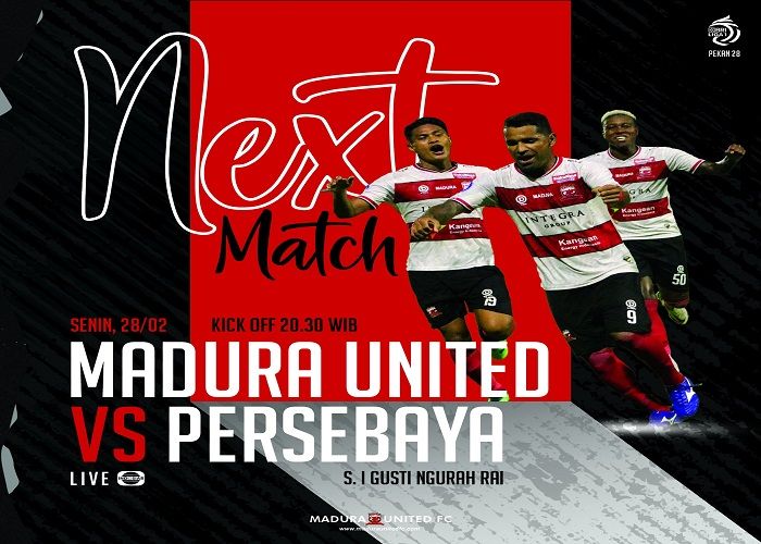 Link Live Streaming Madura United Vs Persebaya Hari Ini 28 Februari ...