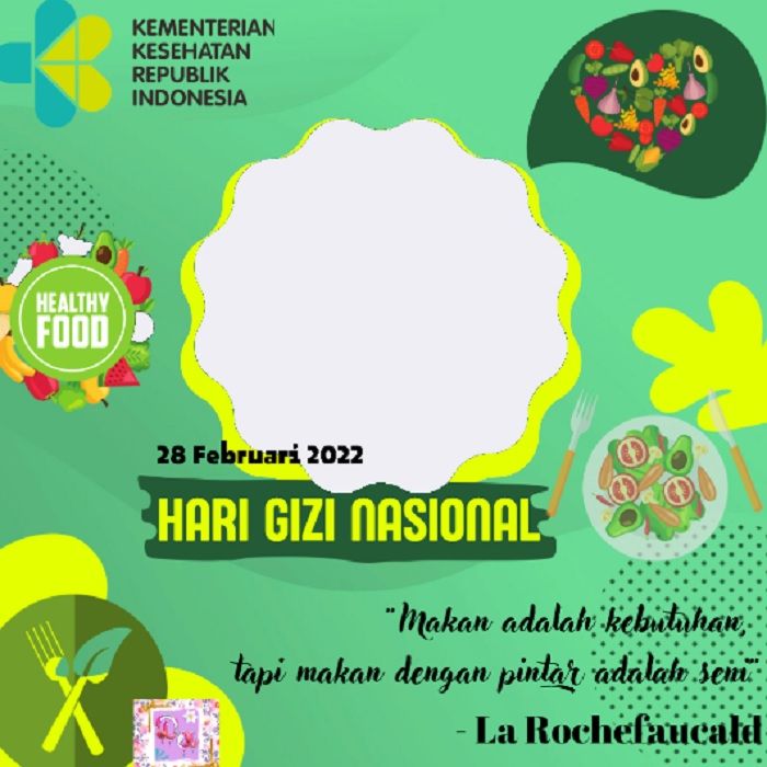 Hari Gizi Nasional 2023 Berikut Sejarah Twibbon Dan Tema Yang Akan Diusung Pada Tahun Ini 9982