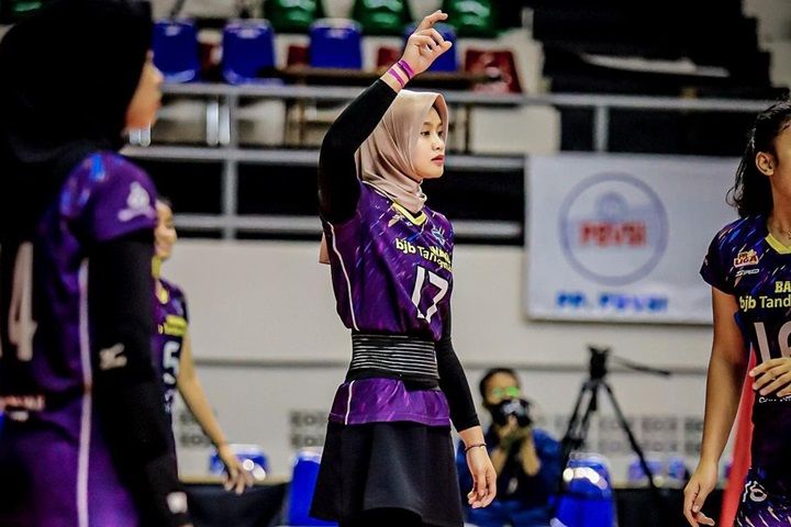 Potret Wilda Siti Nurfadhilah Sugandi di Tengah Lapangan