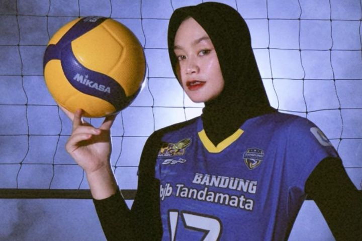 5 Potret Cantik Wilda Siti Nurfadhilah Sugandi Proliga 2022, Energik Gunakan Jersey Bandung BJB Tandamata