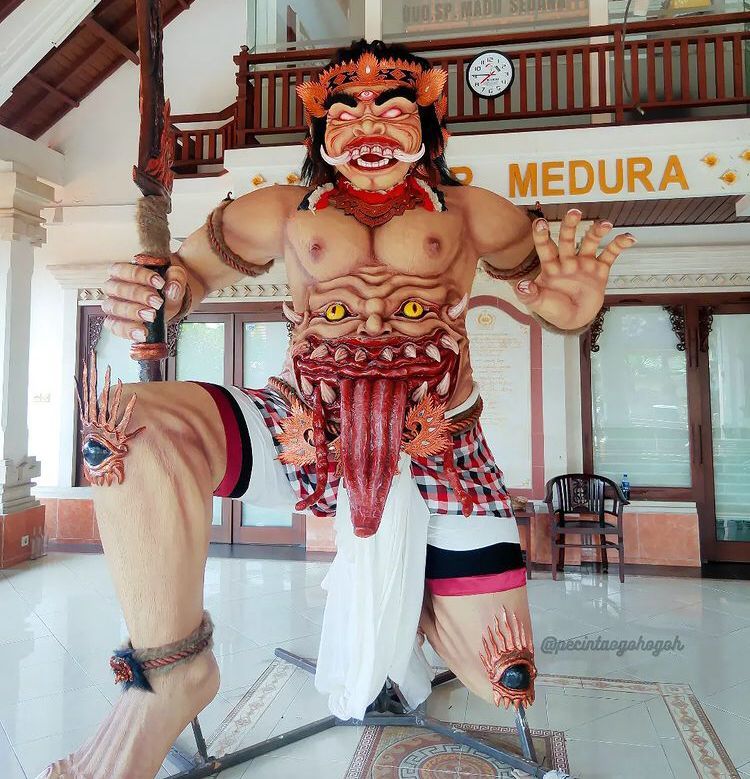 4. Ogoh-ogoh dari Banjar Medura, Intaran-Sanur Kauh. Sumber: Instagram @pecintaogohogoh