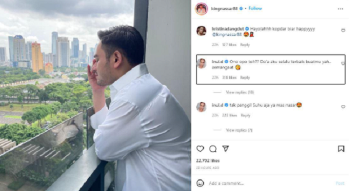 Nassar buat netizen cemas dan penasaran dengan unggah foto di Instagram, ‘Jangan Panggil Aku King Lagi’.