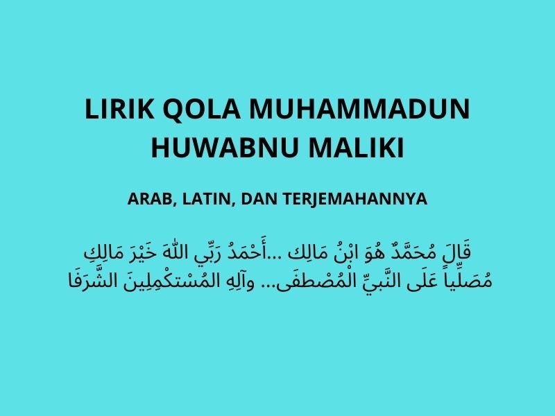 Lirik Qola Muhammadun Huwabnu Maliki, Lagu Sholawat Nadhom Alfiyah yang