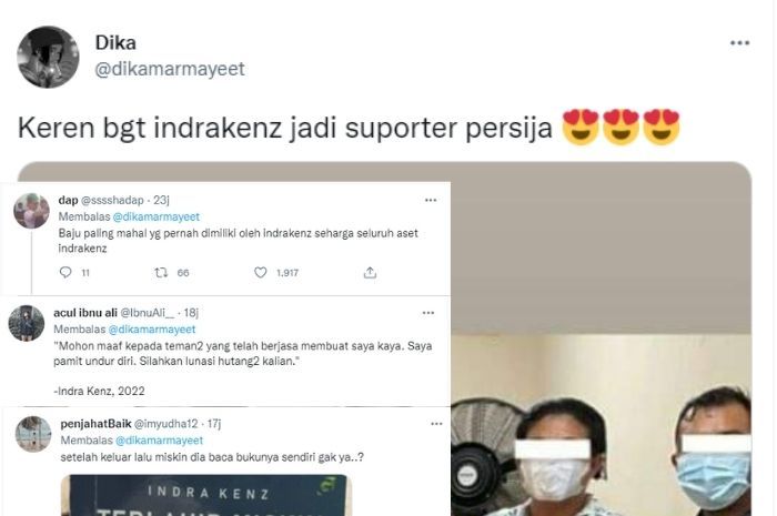 Netizen tanggapi sosok Indra Kenz.