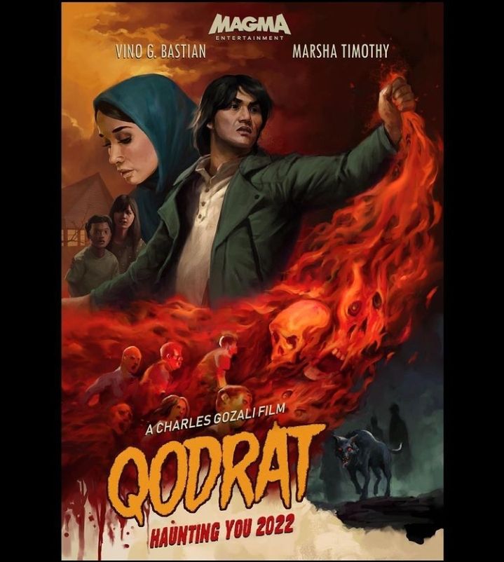 Vino G Bastian Umumkan Bakal Debut di Film Horor 'Qodrat Haunting You 2022', Bareng Marsha Timothy