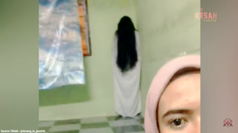 Video penampakan jin kuntilanak di TikTok / Tangkapan layar YouTube Kisah Kehidupan