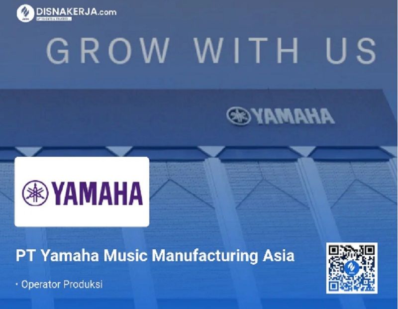 pendaftaran posisi Operator Produksi di PT Yamaha Music Manufacturing Asia (PT. YMMA)di bit.ly//recruitmentptymma.