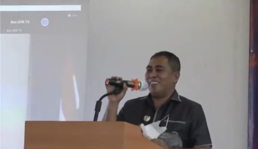 Tangkapan layar - Bupati Manggarai Barat Edistasius Endi, saat membuka Webinar Pemulihan Ekonomi dan Pariwisata Melalui G20 di Labuan Bajo, yang diselenggarakan Kemensetneg, Selasa 8 Maret 2022. 
