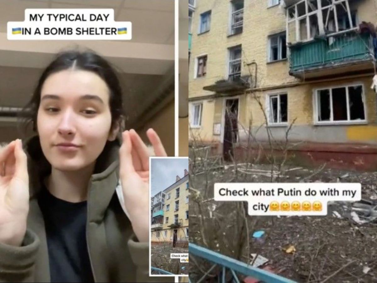 Gadis Ukraina update kondisi kotanya setelah invasi Putin.