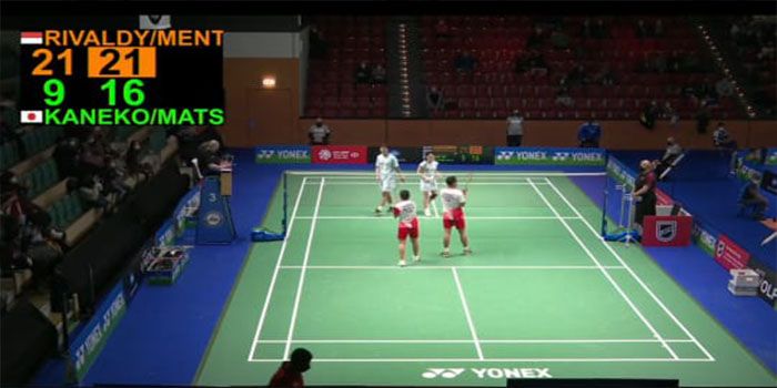 Indonesia akhirnya menang dengan skor akhir 21-16 / Tangkapan Layar dari Link Siaran Langsung Court 3 Akun Instagram @ina.timnas.
