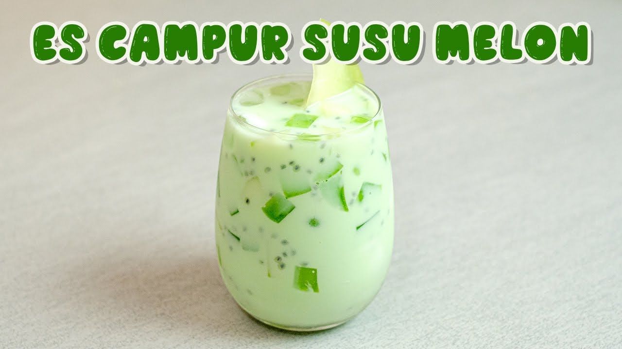 Resep Es Campur Susu Melon Segar, Takjil Buka Puasa Ramadhan Cocok untuk Ide Jualan