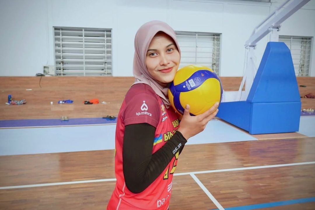 Dian Wijayanti, pemain voli putri cantik yang bergabung dengan Bandung BJB Tandamata di Proliga 2022.