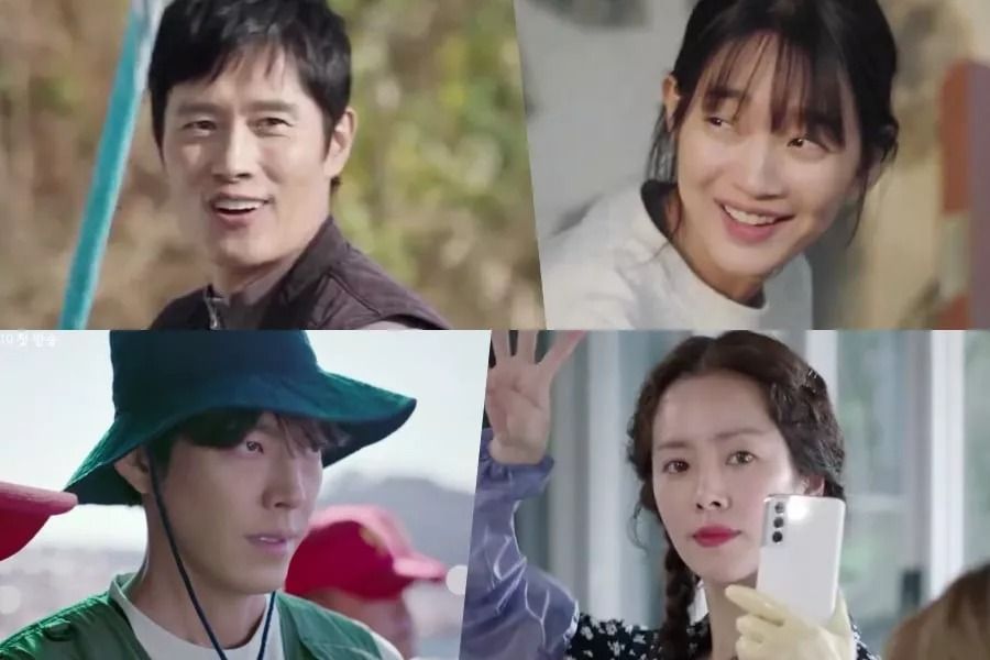 Lee Byung Hun Shin Min Ah Kim Woo Bin Dan Han Ji Min Menikmati Kehidupan Pulau Jeju Di Teaser 