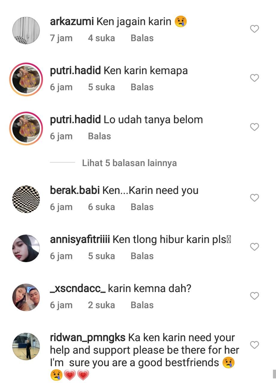 Komentar netizen di Instagram Keanu