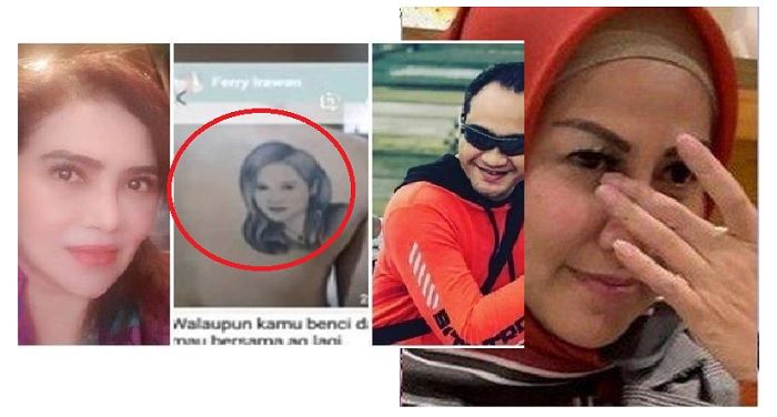 Bulan madu sebagai pengantin baru, Venna Melinda sempat syok melihat ada tato wajah wanita cantik di tubuh Ferry Irawan. Wanita siapakah ?