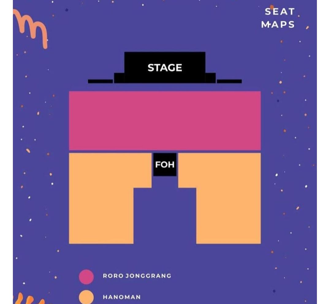 Seat Map Prambanan Jazz Festival 2022.
