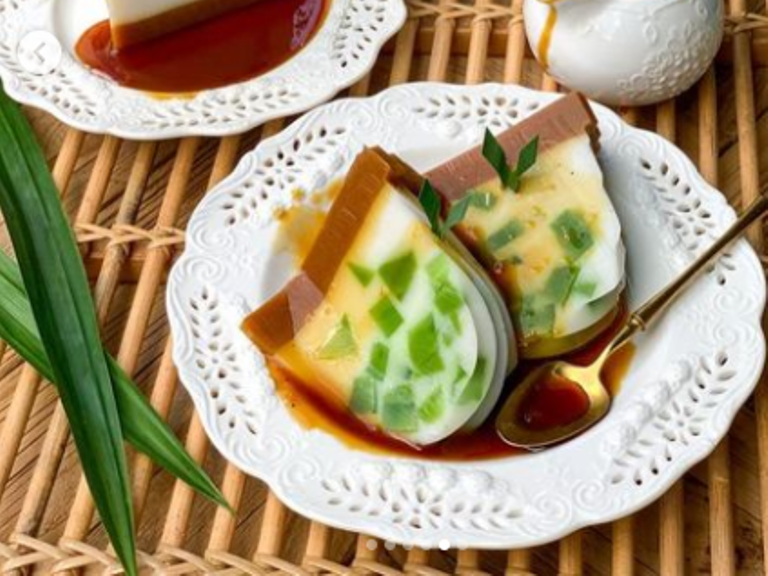 Rekomendasi MENU Takjil Enak Ramadhan 2023: Puding Pandan Gula Merah Lengkap dengan Resepnya.