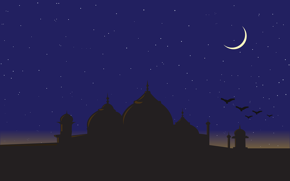 Ilustrasi, suasa malam di bulan ramadhan