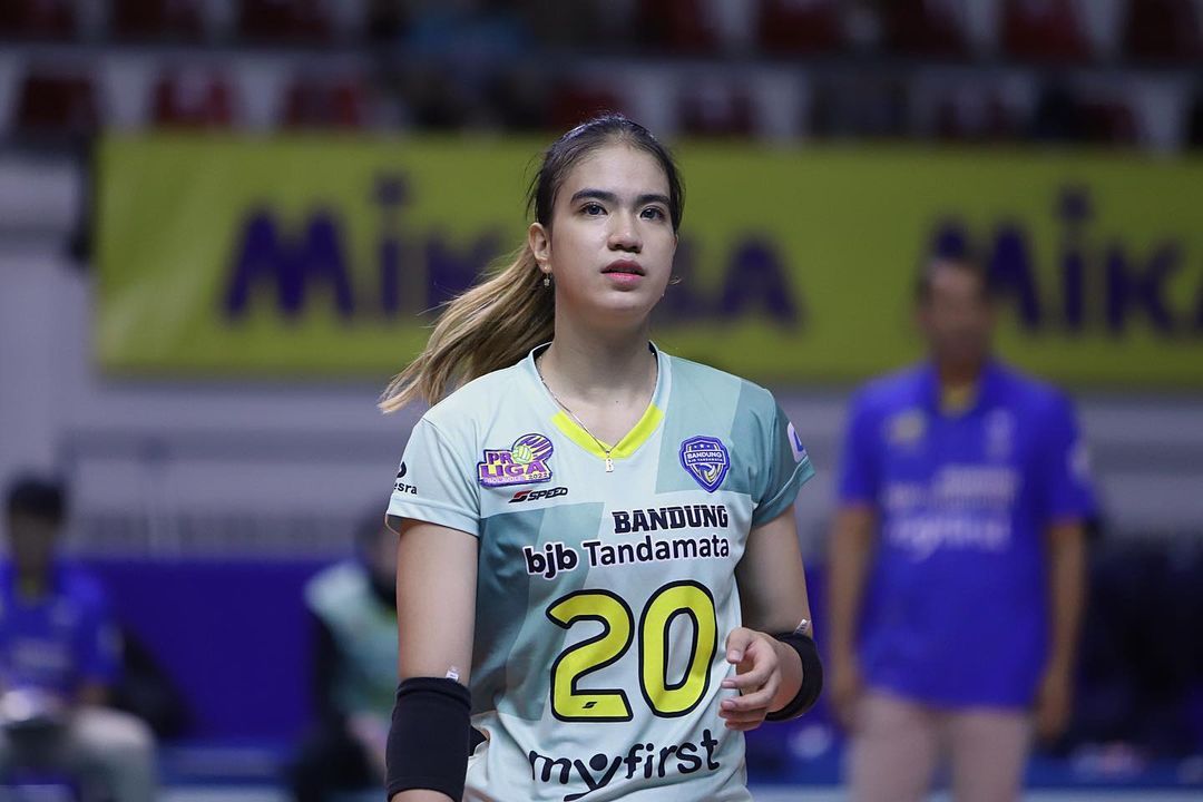 Shella Bernadetha, atlet voli putri yang bela Bandung BJB Tandamata di Proliga 2022