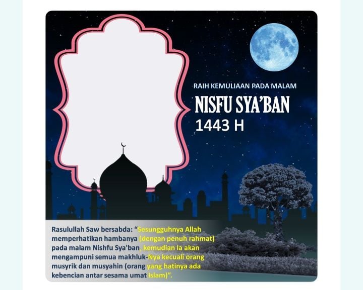 Nisfu syaban pada 2022 jatuh niat tanggal puasa Malam Nisfu