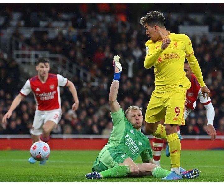 Firminho mencetak gol kedua Liverpool.