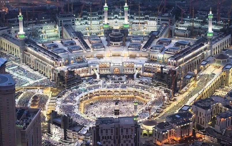 Sejarah perluasan Masjidil Haram Mekkah, Arab Saudi.