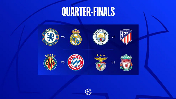 Hasil Undian Perempat Final Liga Champions 2021/2022: Juara Bertahan ...